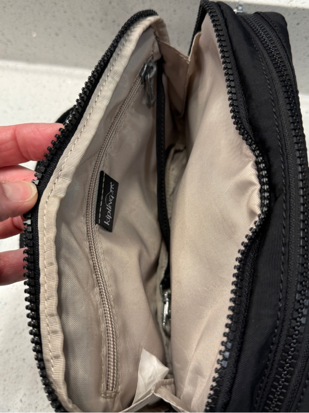 Kipling Black Crossbody/Shoulder Bag - Picture 8 of 9